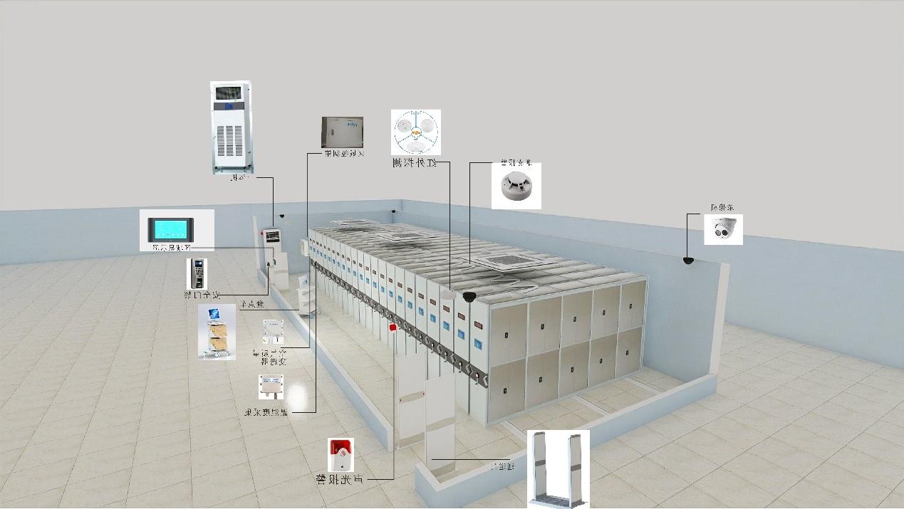 智慧档案密集柜全局图